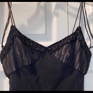 Badgley Mischa black size 0 long dress